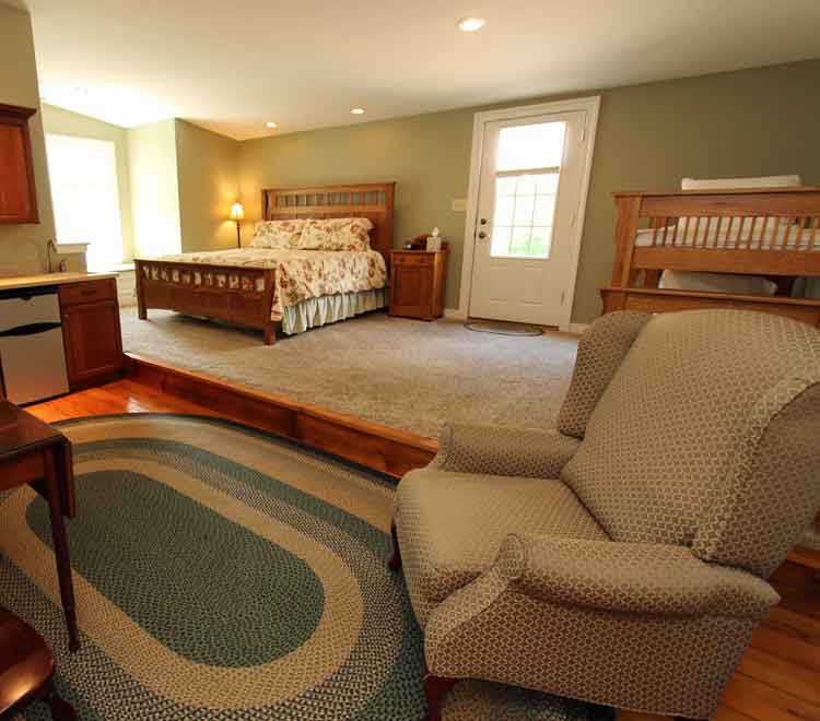 Founder's Suite at the Rocky Acres Farm Bed & Breakfast